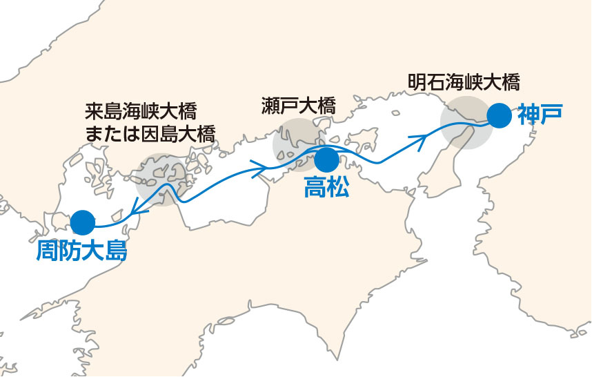 瀬戸内小島探訪クルーズ 4日間